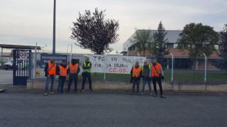 Plantilla del sector del combustible suma 15 días en huelga en Navarra