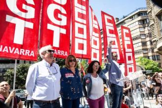 La surrealista polémica entre UGT y CCOO en Pamplona a propósito de la Internacional