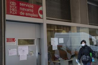 El paro desciende un 2,83 % en Navarra, con 972 desempleados menos