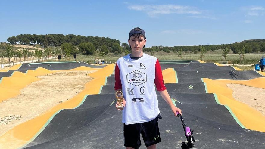 Yoel, o cómo forjar un sueño desde cero en el pump track de Tudela