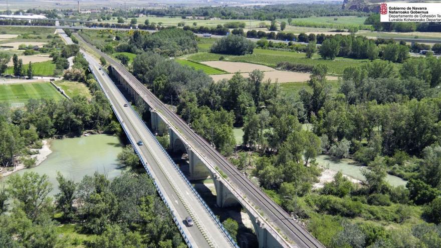 El nuevo puente de Marcilla busca mejorar los desplazamientos diarios de miles de vecinos